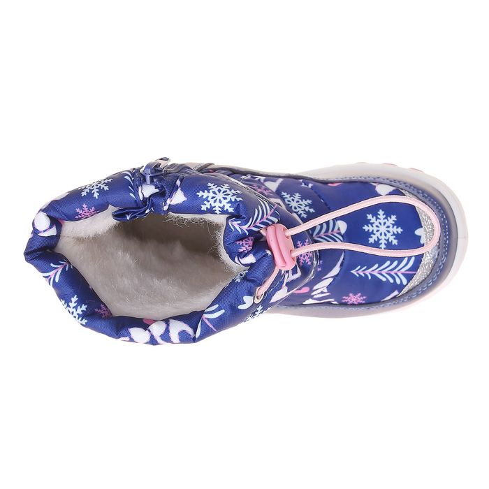 Дутики малодетские арт. 6446C, цвет синие, размер 25