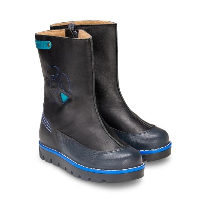 Сапоги детские "Антрацит", размер 29, цвет чёрный 22002