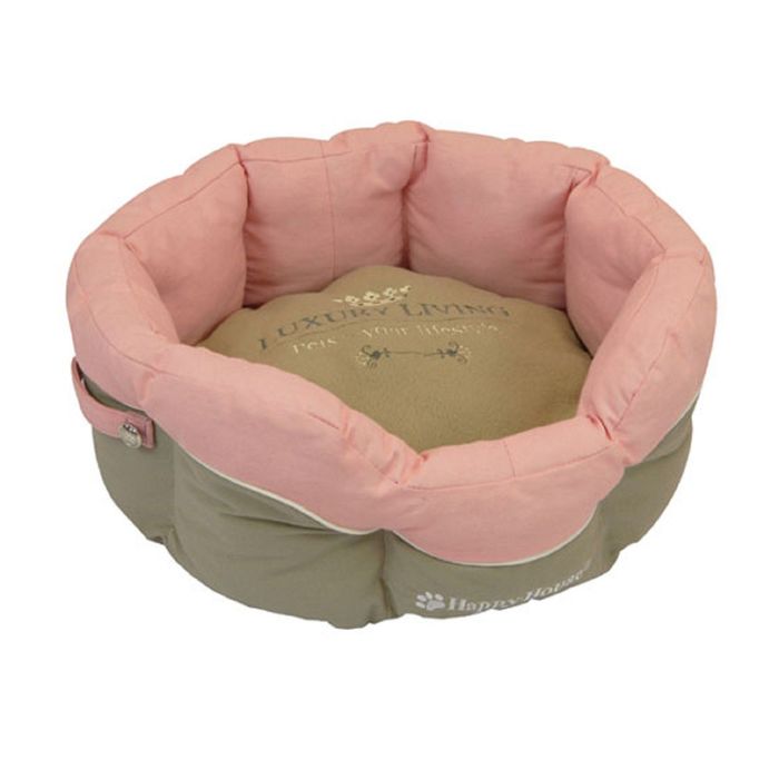 Корзина LUXURY LIVING для животных, 46 х 46 х 21 см (S), цвет розовый
