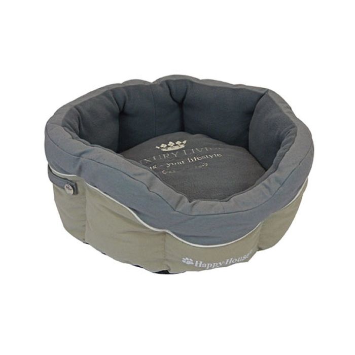 Корзина LUXURY LIVING для животных, 46 х 46 х 21 см (S), цвет серый