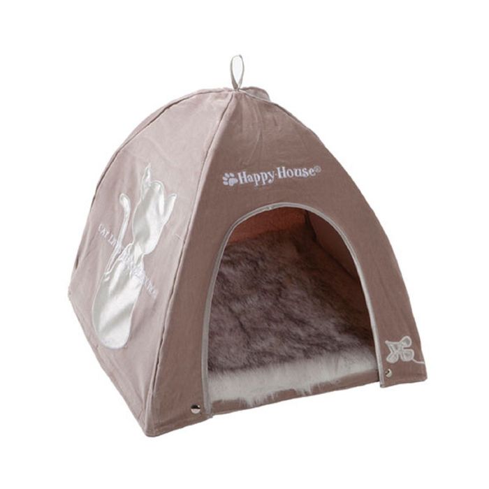 Палатка CAT LIFESTYLE для кошек, 41 х 41 х 39 см (S), цвет серо-коричневый