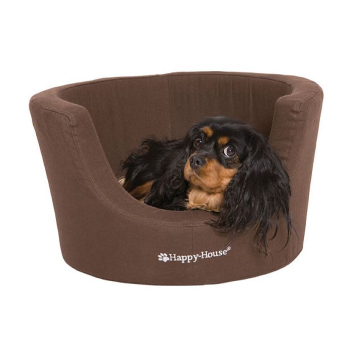 Корзина CANVAS COMFORT для животных, 43 х 43 х 5 см (S), цвет коричневый