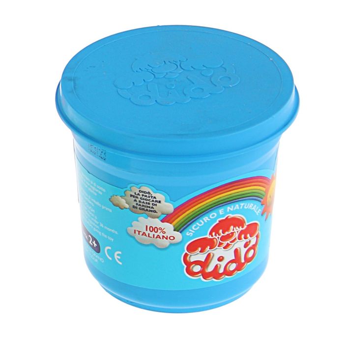 Масса для лепки 220 г DIDO в банке (красный, зелёный, оранжевый, синий, розовый, жёлтый), микс