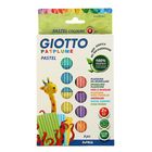Пластилин мягкий Giotto Patplume Pastel (пищевые красители), 8 цветов по 33 г - Фото 1