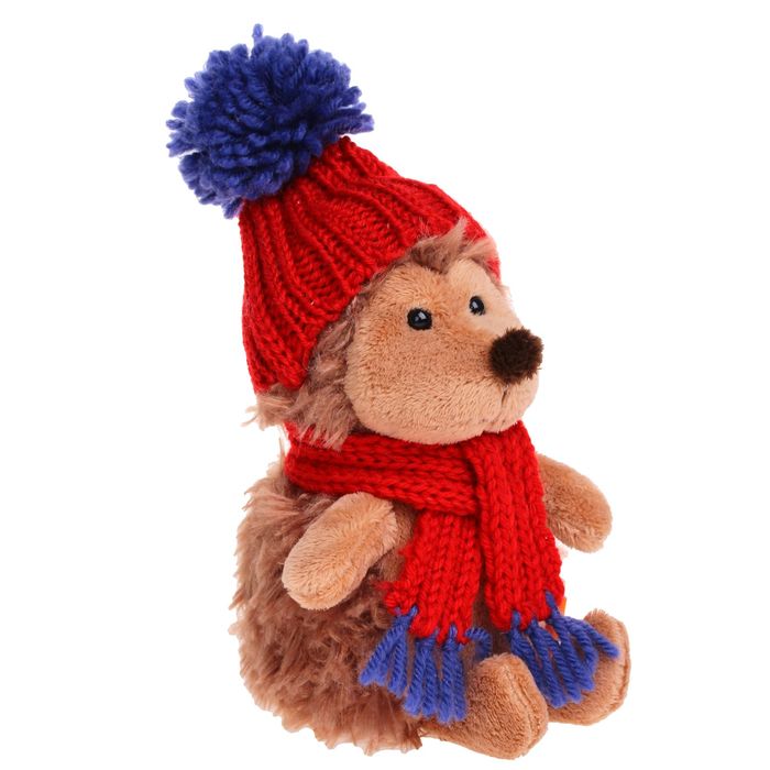 Мягкая игрушка «Ёжик Колюнчик» в красной шапке