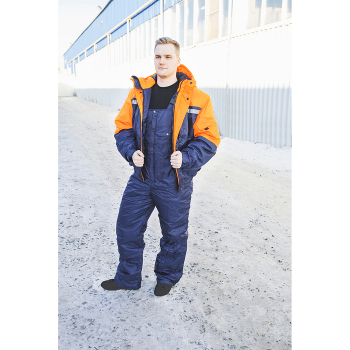 Костюм утеплённый "Стим", размер 52-54, рост 182-188 см, цвет оранжевый