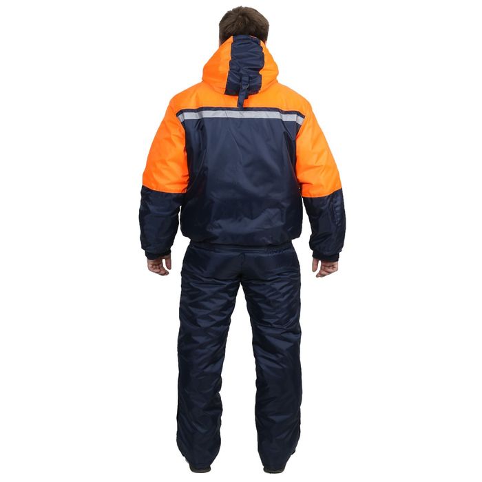 Костюм утеплённый "Стим", размер 56-58, рост 170-176 см, цвет оранжевый