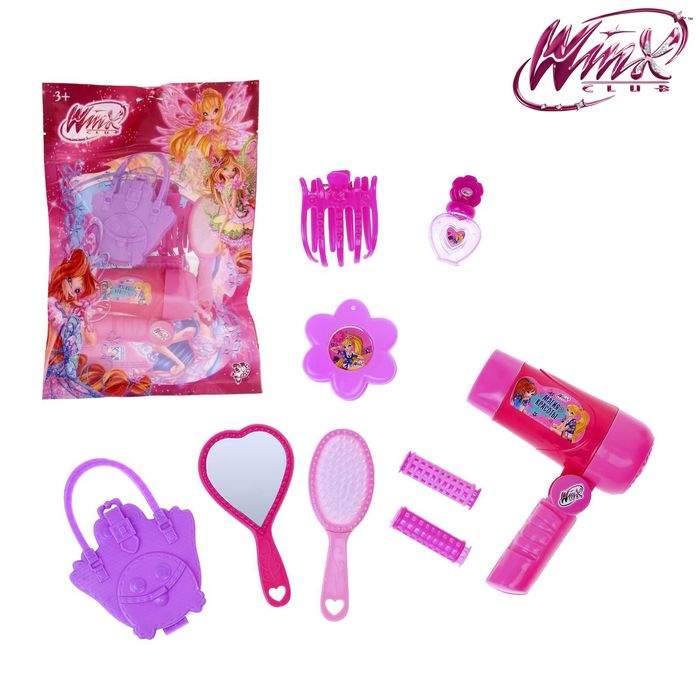 Набор для игры в парикмахера "Юный стилист-1", феи ВИНКС, 9 предметов