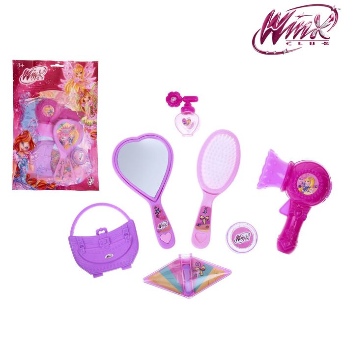 Набор для игры в парикмахера "Юный стилист-2", феи ВИНКС, 7 предметов