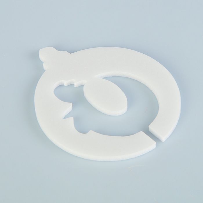 Форма из пенопласта "Шар с Петухом", 10 х 0.3 см, набор 10 шт