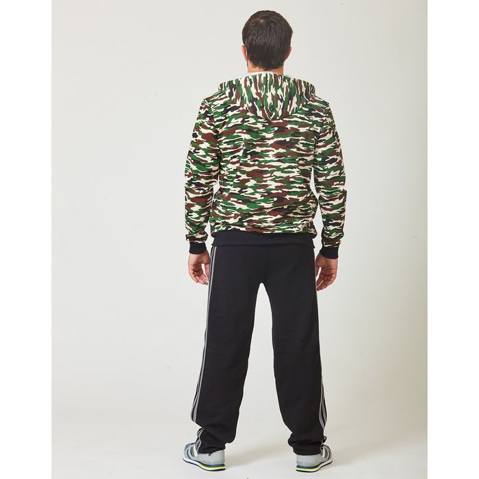 Толстовка мужская 310/1, цвет камуфляж, рост 176, размер 50