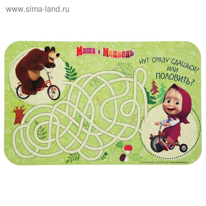 Лабиринт маша и медведь картинка