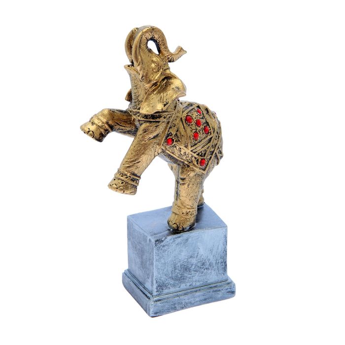 Сувенир "Слон" на тумбе, стразы