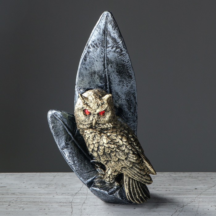 Сувенир "Филин" малый с пером