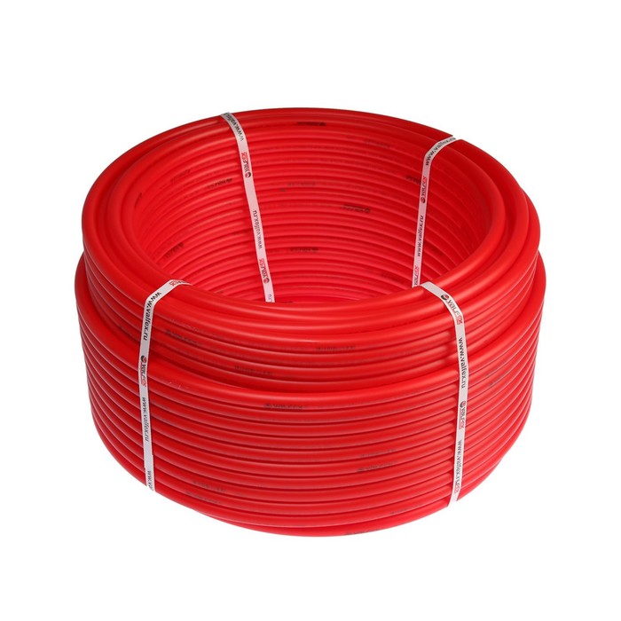 Труба из полиэтилена VALFEX, PERT, d=16х2 мм, бухта 160 м, для теплого пола, красная