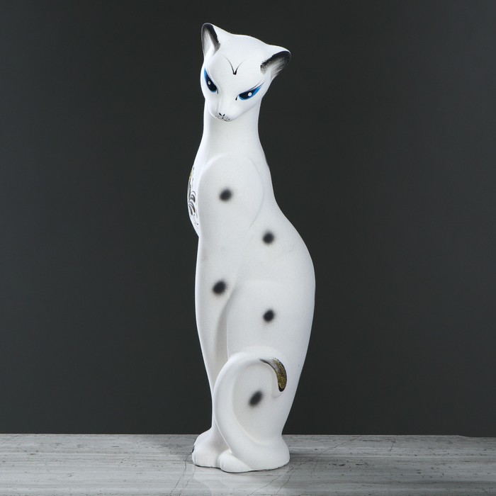 Копилка "Багира" большая, флок, белый