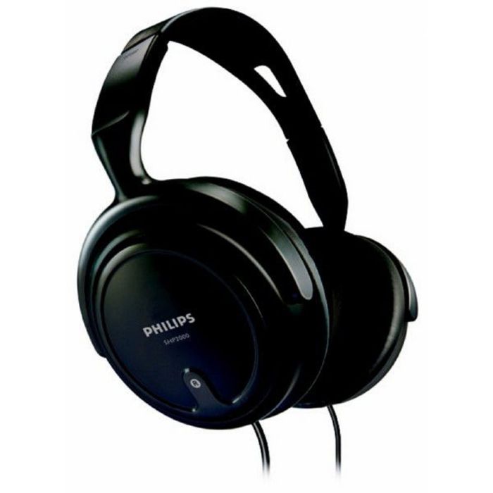 Наушники Philips SHP2000/10, накладные, оголовье, провод 2 м, черные