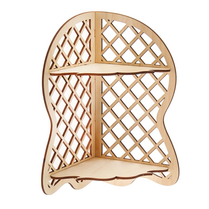 Заготовка Полочка угловая 29х16 см