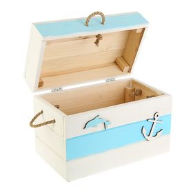 

Комод деревянный "Сундук"4 0х22х30 см Добропаровъ