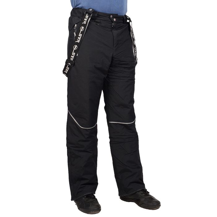 Брюки STR мужские, цвет: черный, размер: 46-176 FW17