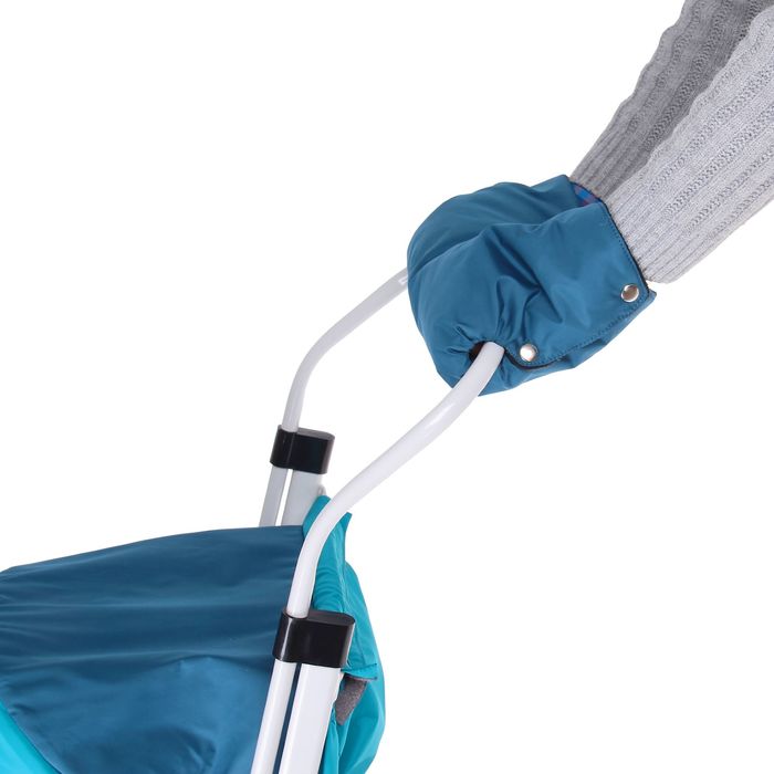 Санки-коляска "Изумрудный Лес", цвет синий