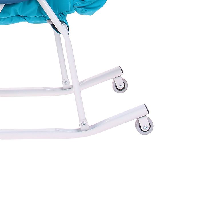 Санки-коляска "Изумрудный Лес", цвет синий