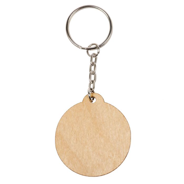 Брелок деревянный "Ханты-Мансийск", УФ печать