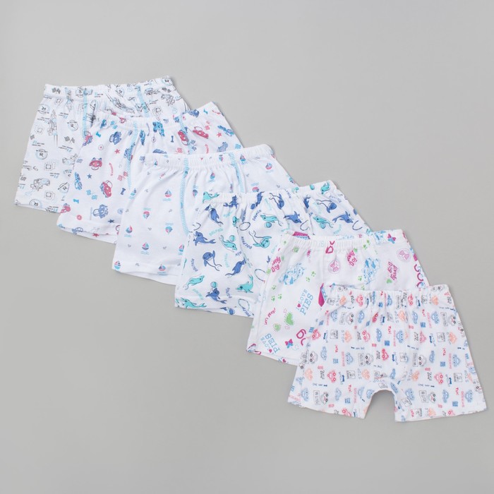 Трусы-боксеры для мальчика, рост 116 см, принт МИКС