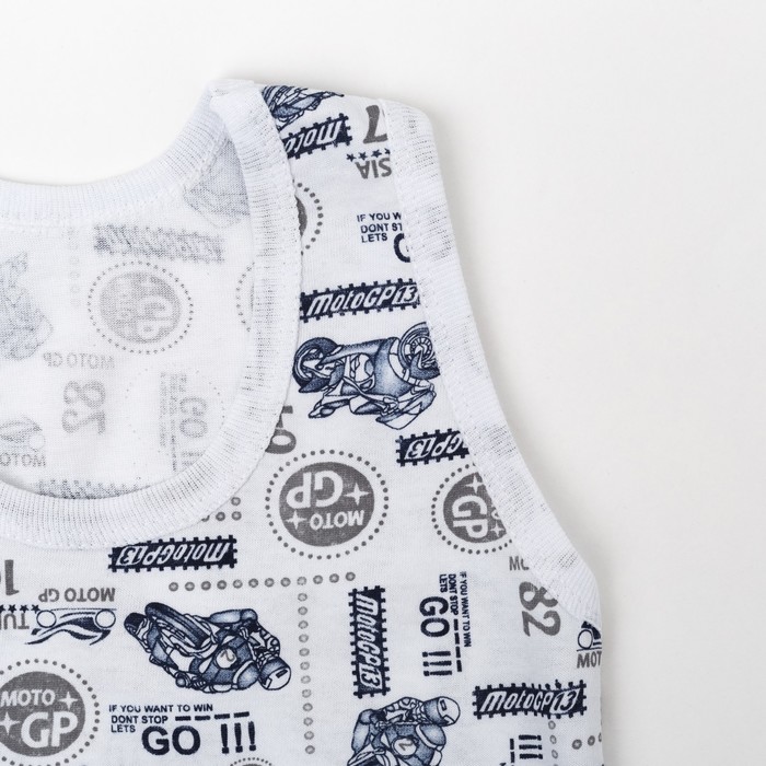 Комплект для мальчика (майка, трусы), рост 122-128 см, принт МИКС