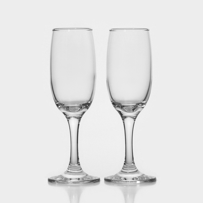 фото Набор бокалов для шампанского 190 мл bistro, 2 шт paşabahçe