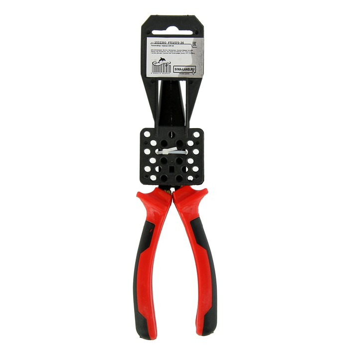 Тонкогубцы LOM, черные, 200 мм