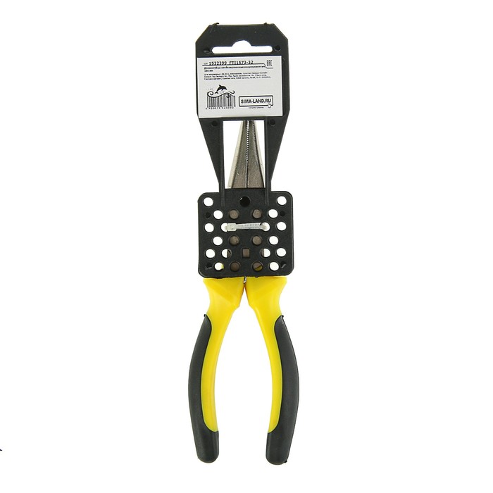 Длинногубцы LOM, никелированные, 160 мм