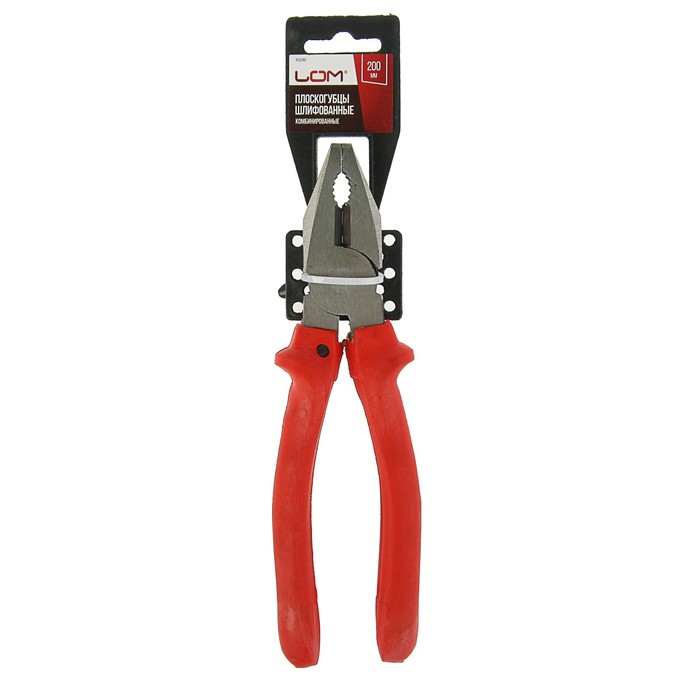 Плоскогубцы LOM, шлифованные, 200 мм