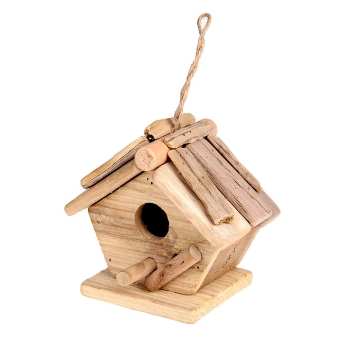 Сувенир из дерева "Скворечник" малый с подвесом