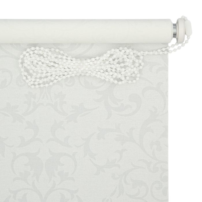 Штора рулонная 90х175 см "Дельфы", цвет белый