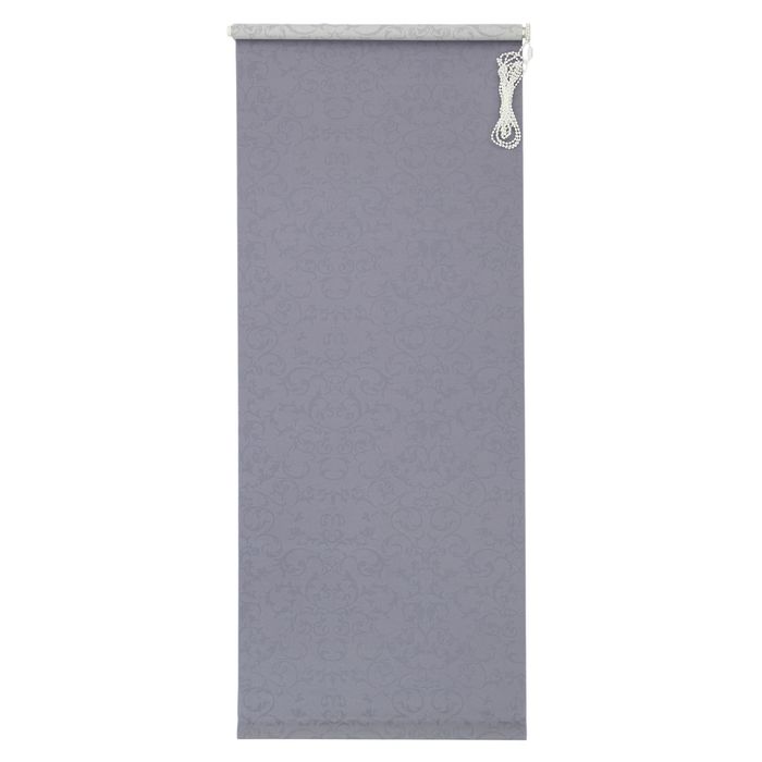 Штора рулонная 80х175 см "Дельфы", цвет серый