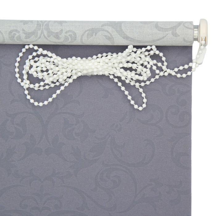 Штора рулонная 80х175 см "Дельфы", цвет серый