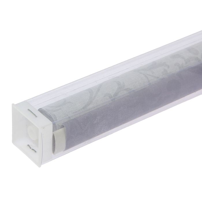 Штора рулонная 140х175 см "Дельфы", цвет серый