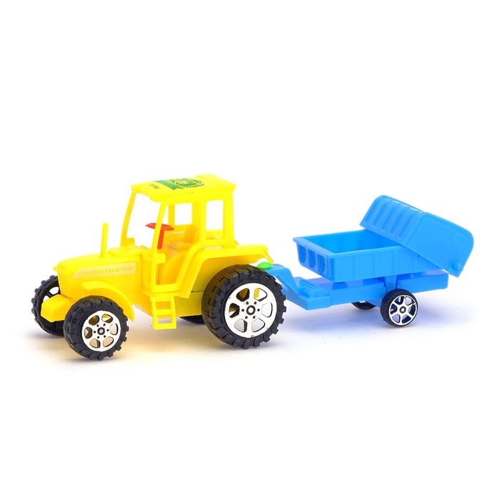 Трактор инерционный "Спецслужба", с прицепом, МИКС