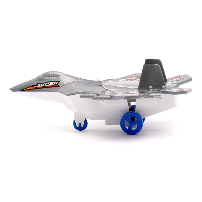 Самолёт инерционный "Истребитель", цвета МИКС