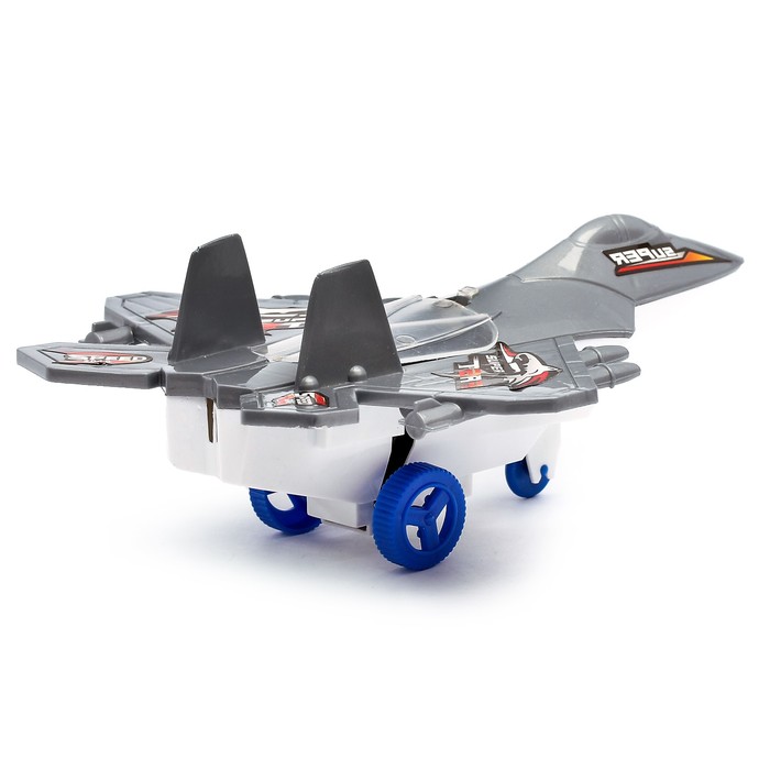 Самолёт инерционный "Истребитель", цвета МИКС