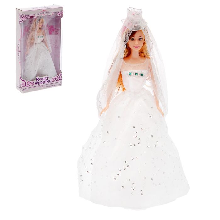 Кукла модель "Невеста с фатой", МИКС