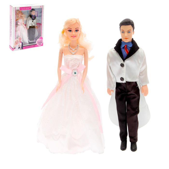 Кукла набор "Невеста с женихом", МИКС