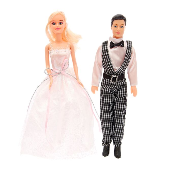 Кукла набор "Невеста с женихом", МИКС