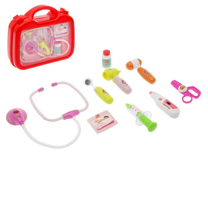 Игровой набор "Доктор", свет, звук, 10 предметов