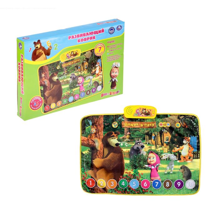 Коврик обучающий "Домик в лесу"