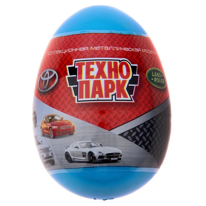 Машина металлическая в яйце "Иномарка" 7,5 см, МИКС