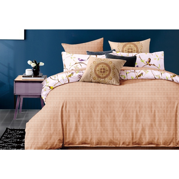 Постельное бельё "Этель" 1.5 сп. Американский стиль, размер 150х210 см, 150х210 см, 50х70 ± 3 см - 2 шт.