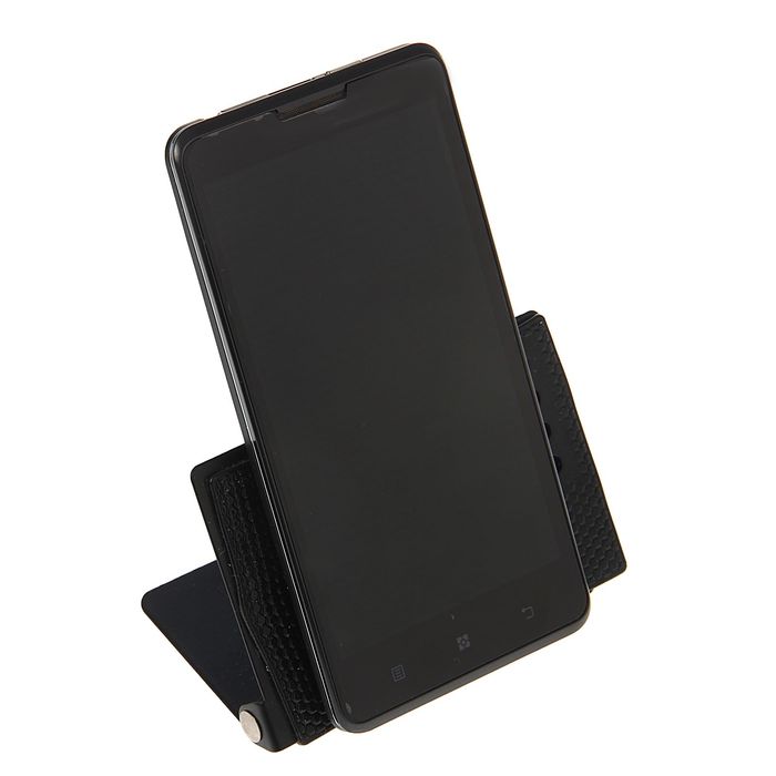 Держатель телефона TORSO складкой, поворотный, на липучках, 100х55 мм