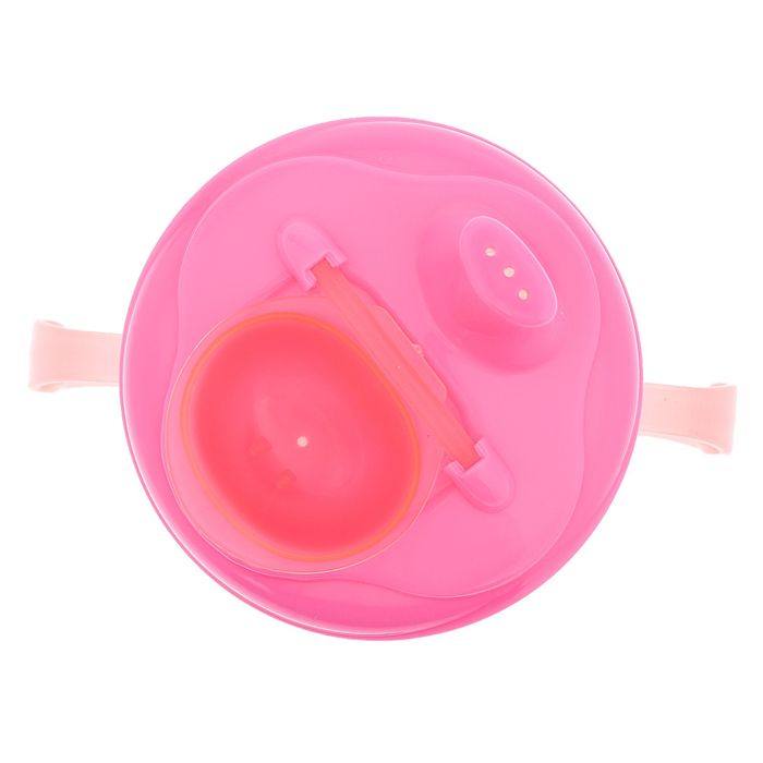 Поильник-непроливайка «Принцесса» с твёрдым носиком, 200 мл, от 5 мес., цвет розовый